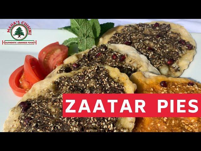 How To Make Lebanese Zaatar Pies