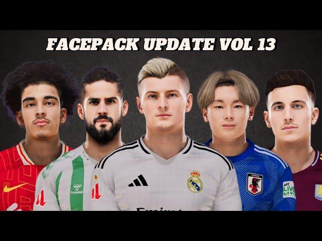 FACEPACK UPDATE VOL.13 - FOOTBALL LIFE 2024 & PES 2021 UPDATE