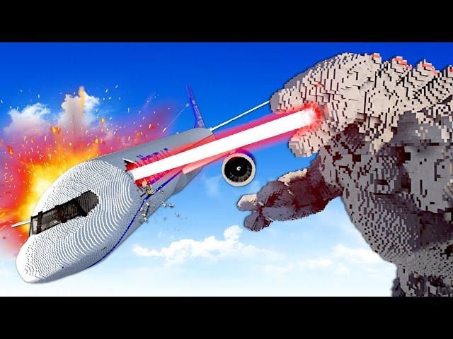 MECHAGODZILLA CAUSES PLANE CRASH! (Teardown)