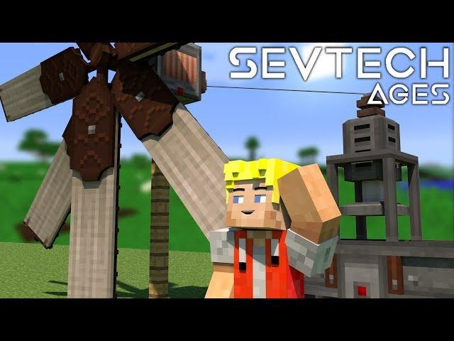 Der erste Strom! Windmill von Immersive Engineering! - #37 SevTech Ages [Stage 3] - German