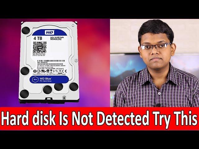 Hard disk Is Not Detected On Windows How To Fix?