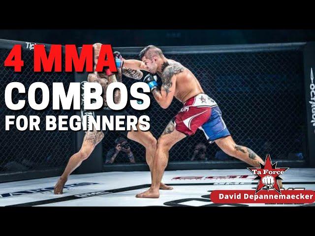 4 realistic MMA combos every beginner needs to practice (real time)