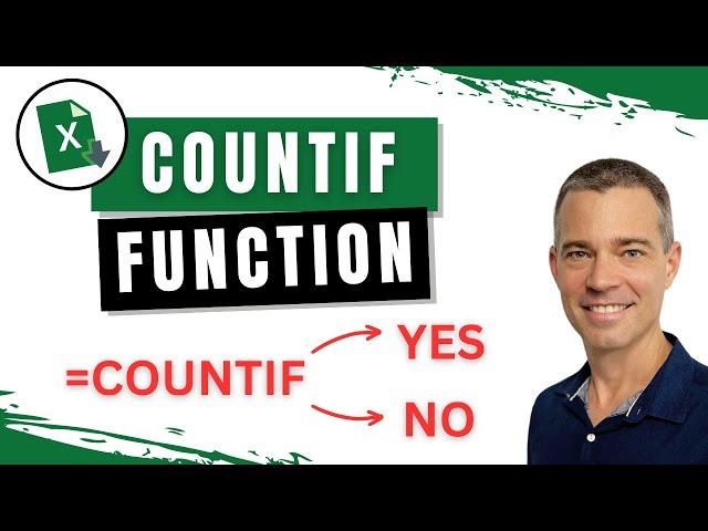 How to Use The Excel COUNTIF Function | Beginners Tutorial