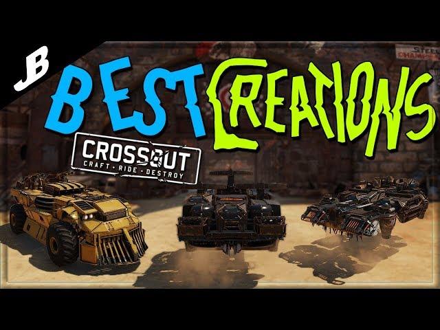 Crossout's BEST CREATIONS | SPike crossbow making a comback??? GL-55 Impulse, Phoenix & Harpy cabin