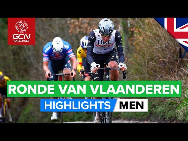 Breathtaking Racing Over The Climbs & Cobbles! | Ronde Van Vlaanderen 2023 Highlights - Men