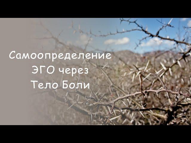 Самоопределение ЭГО через Тело Боли