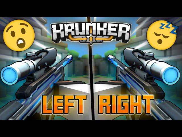 Trickshotting LEFT HANDED In KRUNKER! (UPDATE!)