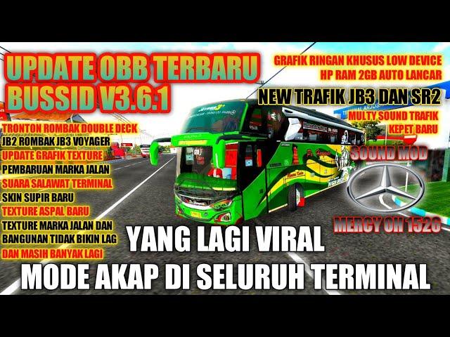 MODE AKAP DI SEMUA TERMINALOBB BUSSID V3.6.1GRAFIK HP KENTANGBus Simulator Indonesia