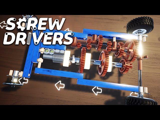 Gears in Screw Drivers make you go ZOOM!