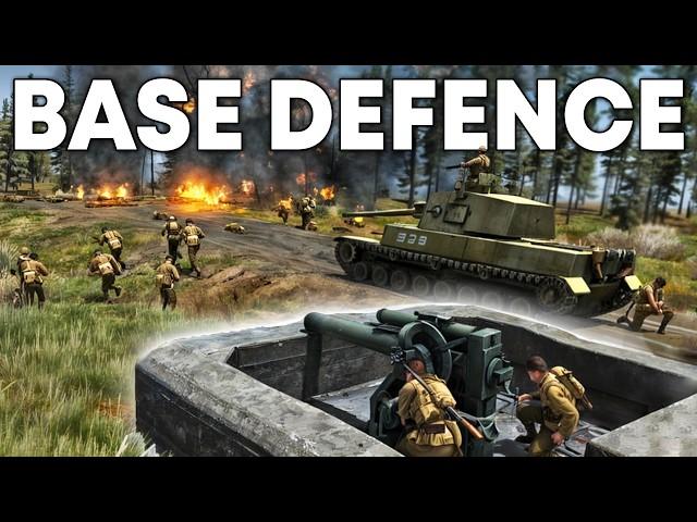 LOVING this PvE "Base Building" DEFENSE mode | WW2 RTS Gates of Hell Last Stand