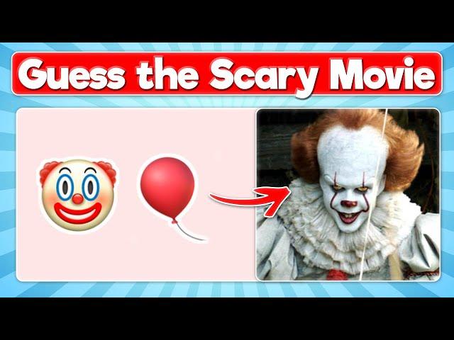 Guess the Scary Movies by the Emojis  Horror Movie Emoji Quiz