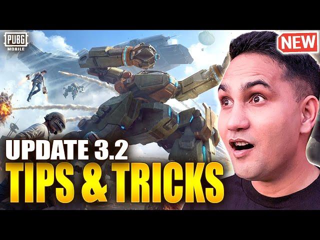 PUBG Mobile New Update 3.2 Tips and Tricks | 120 FPS | BGMI Update 3.2 Top Features | PUBG MOBILE