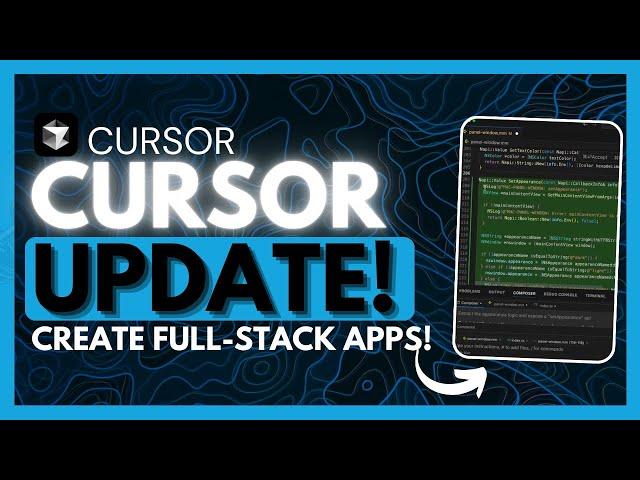 Cursor UPDATE: The BEST Code Editor just got EVEN BETTER! (New Notepads, Speed, Etc!)