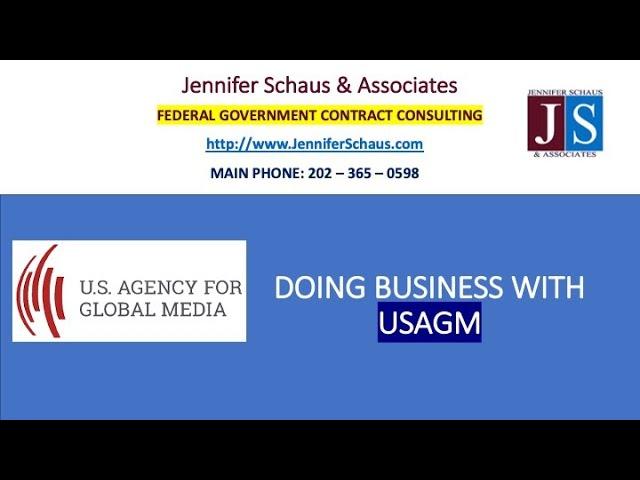 Federal Contracting - Procurement Playbook - Doing Business With US Agency for Global Media - USAGM