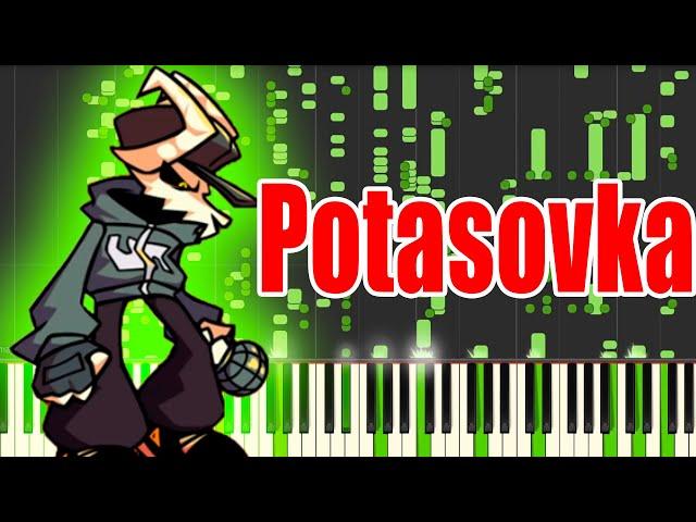 Potasovka - FNF Tabi Boss Rush MIDI (Auditory Illusion) | Potasovka Piano sound