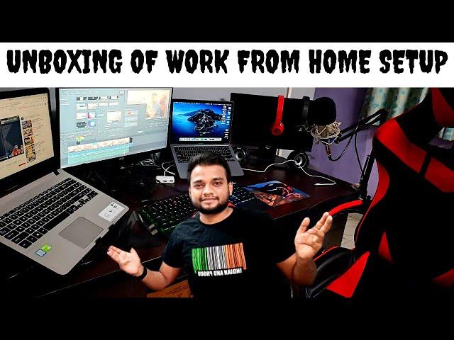 Work From Home Setup of a Software Engineer | WFH Setup 2022 | Unboxing