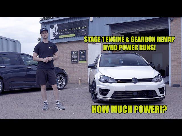 CRAZY POWER! MK 7 VW Golf R - Stage 1 ECU & Gearbox Remap & Dyno