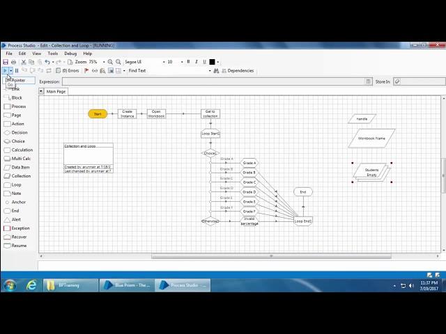 Blue Prism Video Tutorial | 015 | Action Stage and basic Excel operation with Blue Prism - Part 1