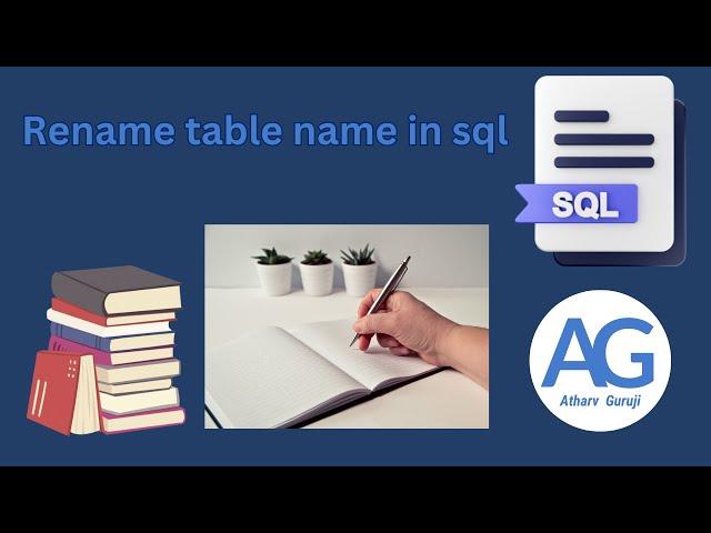 rename table name in sql #sql #sqlserver #AtharvGuruji