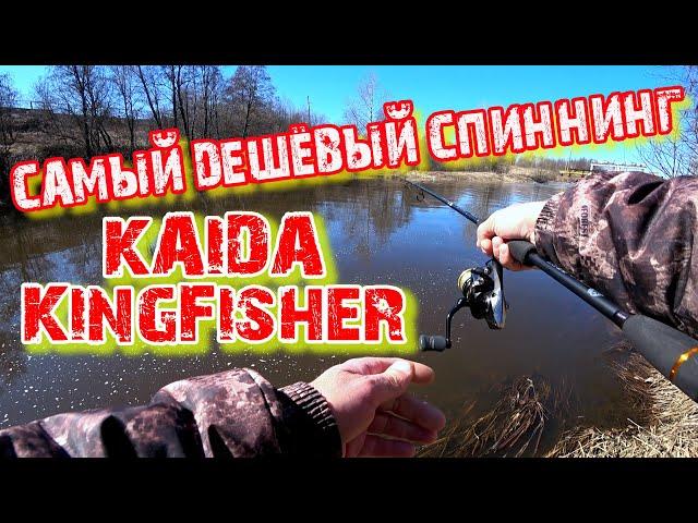 KINGFISHER KAIDA Самый дешевый спиннинг. Антисанкционный вариант спиннинга. Кингфишер 5-20 гр 210 см