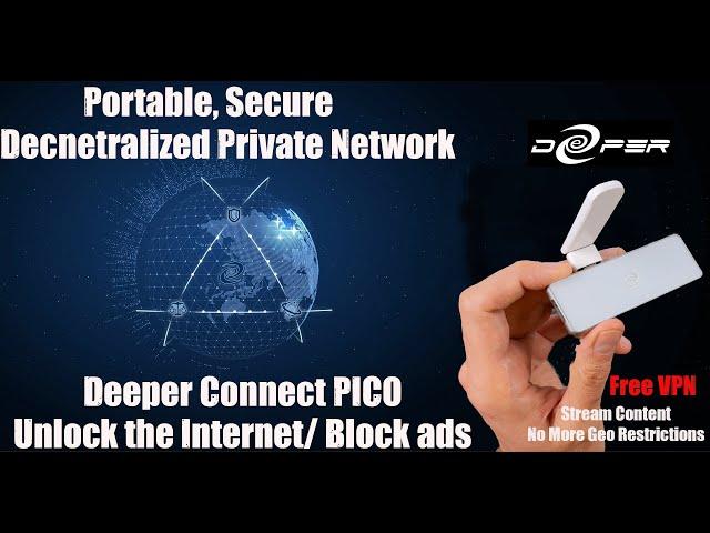 Deeper Connect PICO : FREE VPN network with Secure & Encrypted traffic