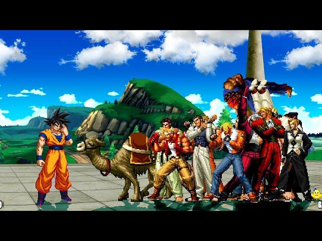 GOKU VS 26 KING OF FIGHTERS AT SAME TIME!