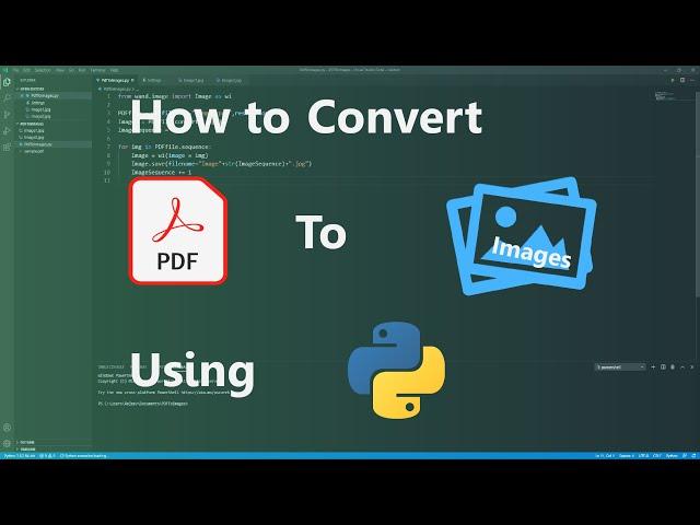 HOW TO CONVERT PDF TO IMAGE USING PYTHON