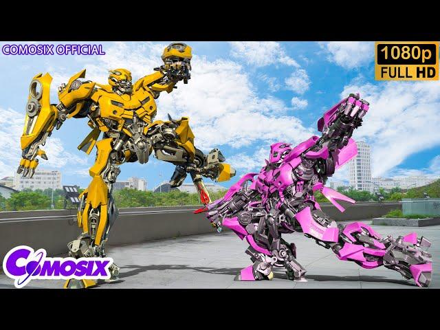 Transformers The Last Knight (2023) | Bumblebee's Final Battle Scene - Only Action [HD]