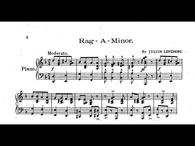 Julius Lenzberg: Rag-A-Minor