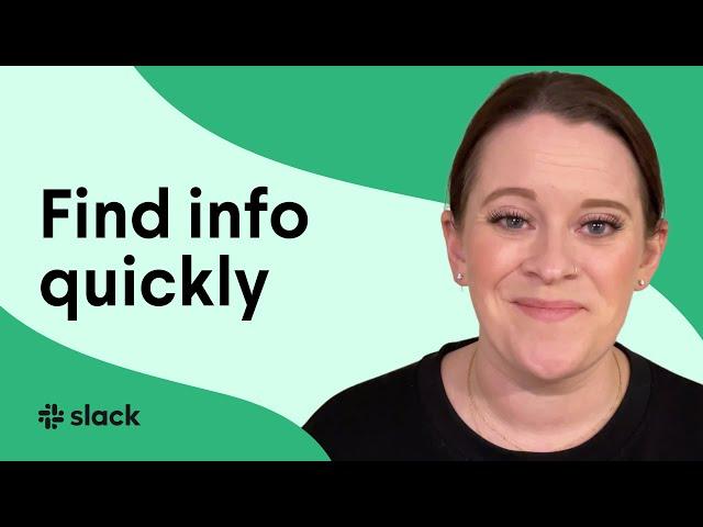 How to search channels in Slack