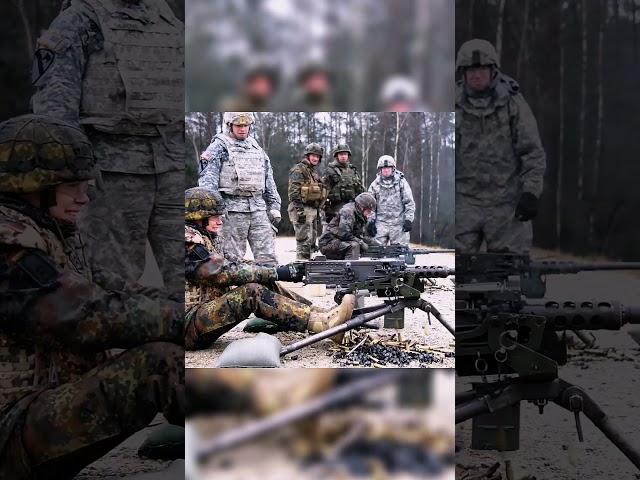 Germany and The U.S. Military At Range 🪖 #shorts #military