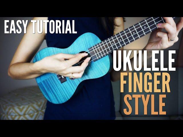 How To Play Fingerstyle on Ukulele ~ EASY Fingerpicking Tutorial PIMA