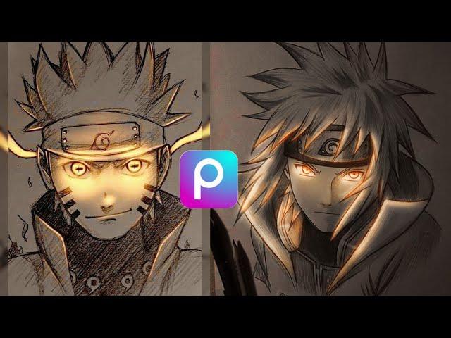 Creating "GLOWING ANIME DRAWING" Using Picsart | Picsart Tutorial | Thomas Tutorial PH