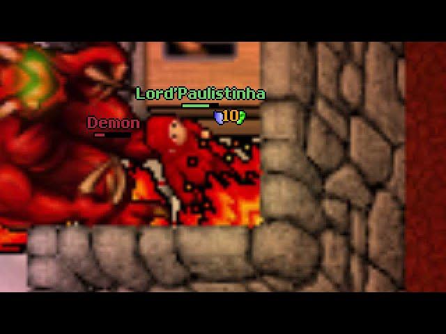 Lord'Paulistinha | DEMON HELMET QUEST SOLO (Elera, Tibia 7.6)