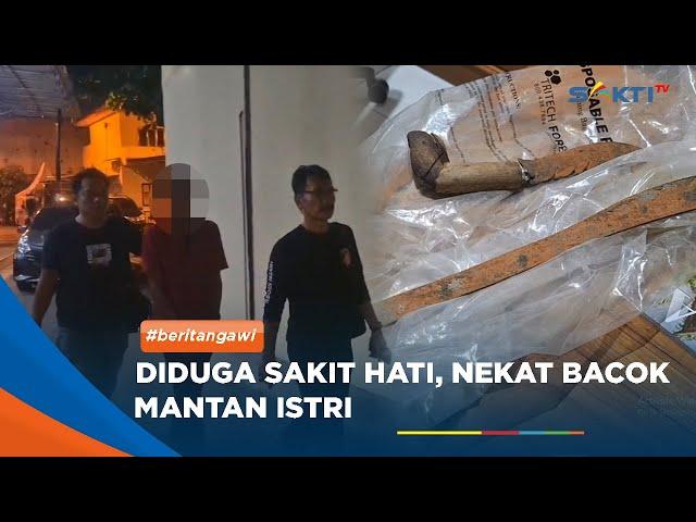 NGAWI - Diduga Sakit Hati, Nekat B*cok Mantan Istri