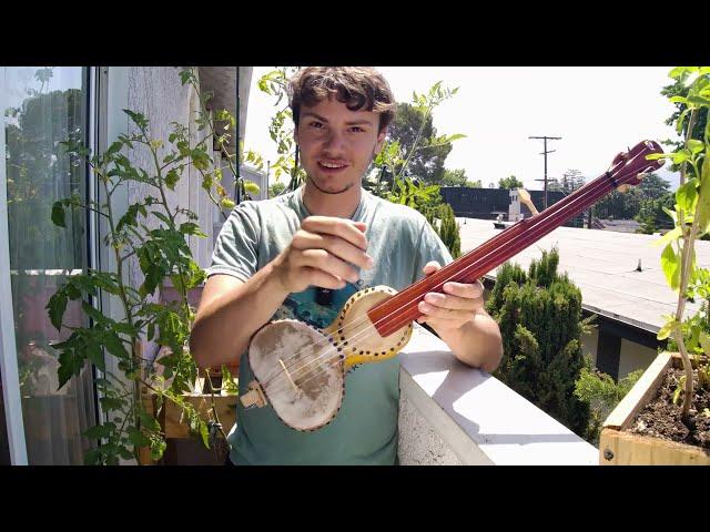 East Virginia and Cluck Old Hen on homemade Bottle Gourd Banjo