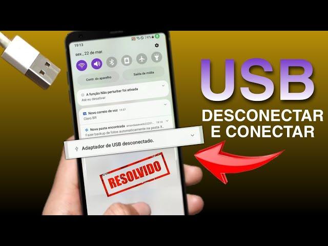 Como Remover Notificação Adaptador de USB Desconectado - Galaxy A02s Samsung