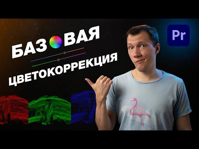 Базовая цветокоррекция в Adobe Premiere Pro 2021