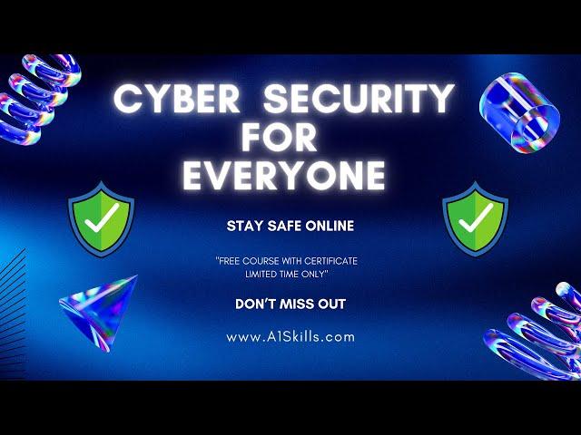 Cyber Security Course for Everyone. (Part-1) #cybersecurity #freecourse #skillup #onlinecertificate