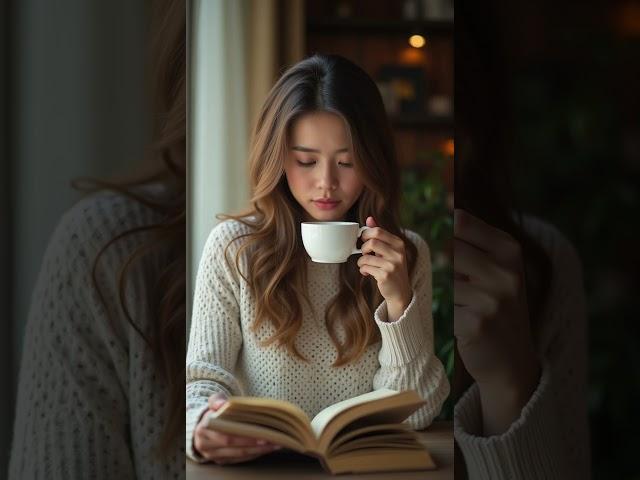 Stunning Women Enjoying Coffee in a Chic Cafe | Elegance and Style in Every Sip