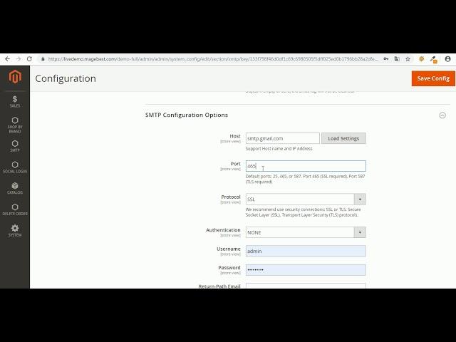 Free Magento 2 SMTP Extension | Custom SMTP Module - Magebest