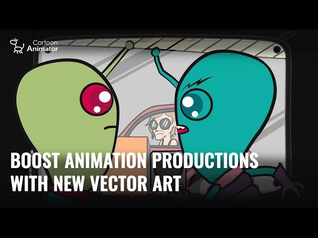 How Creative Studios Enhance 2D Animation with Vector Art in Cartoon Animator