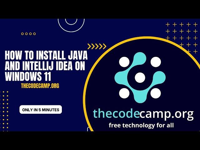 How to Install Java JDK 11 and Intellij IDEA on Windows 11