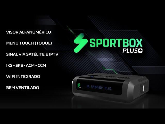 Receptor Sportbox Plus + Novo Modelo 2022