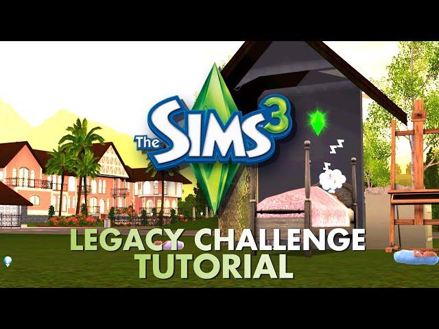 Are you BORED of the Sims? Try the best challenge in the best game! Sims 3 Legacy Challenge Tutorial