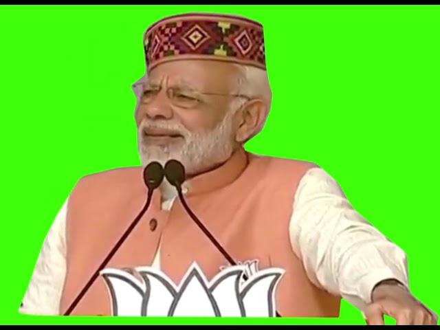 narendra modi green screen video