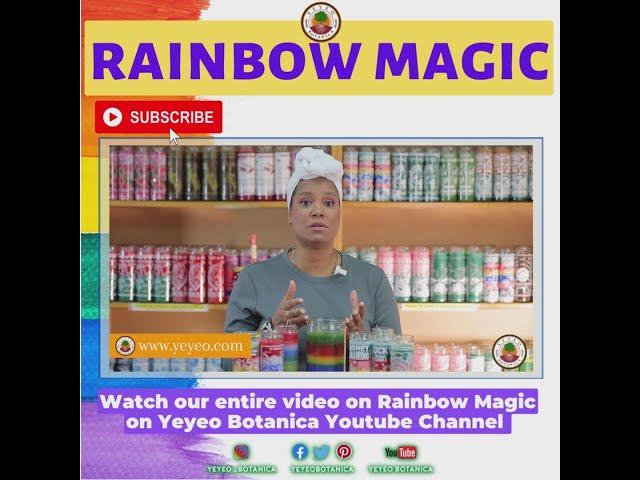 Rainbow Candle Magic with Elemi of Yeyeo Botanica