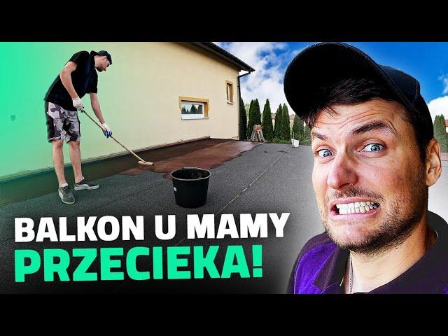 CO NA PAPĘ GDY PRZECIEKA? Uszczelnienie papy na dachu, papa w płynie Jurga | DOMINIK MALUJE