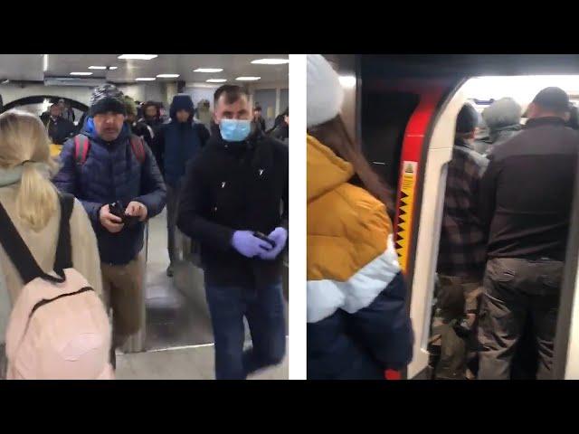 London transport packed on day 1 of UK's coronavirus lockdown