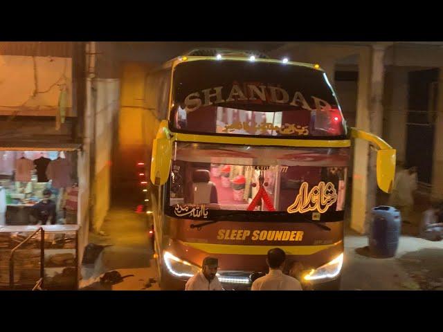 New Shandar Sleeper Bus  Shandar Office Lee Market Karachi